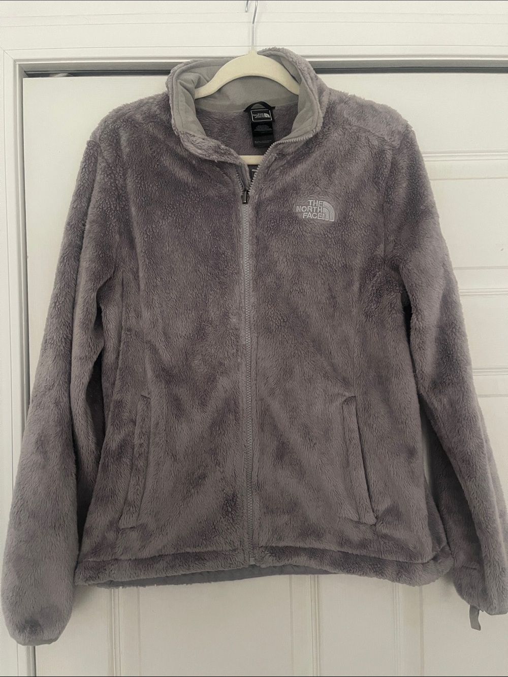 The North Face Women's Plush Fleece Jacket - Light Gray